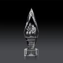 Manilow Clear on Paragon Base (3D) Diamond Crystal Award