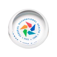 Employee Gifts - Slanted Full Color Paperweight