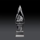 Manilow Clear on Robson Base (3D) Diamond Crystal Award