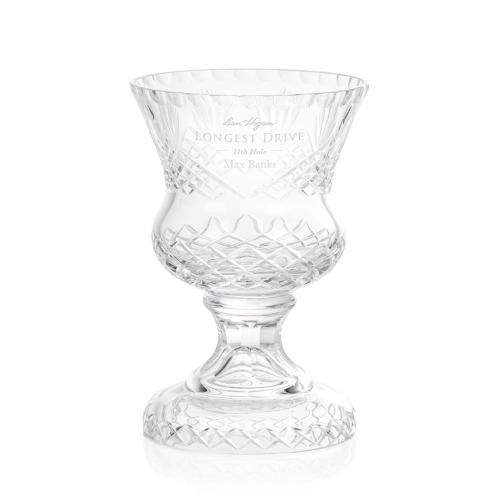 Corporate Awards - Crystal Awards - Vase and Bowl Awards - Lisburne Trophy Vase