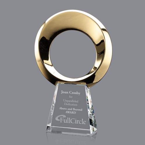 Corporate Awards - Soledad Gold Circle Crystal Award