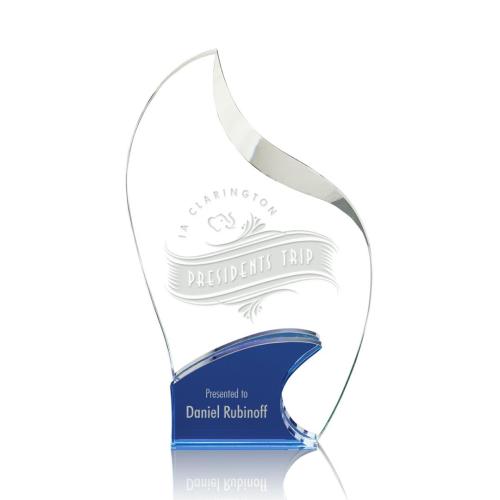 Corporate Awards - Cranfield Blue Flame Crystal Award