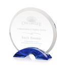Huber Blue Circle Crystal Award