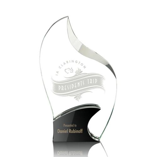 Corporate Awards - Cranfield Black Flame Crystal Award