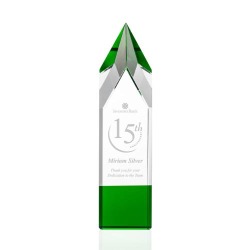 Corporate Awards - Coventry Green Obelisk Crystal Award