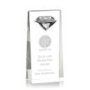 Balmoral Gemstone Diamond Obelisk Crystal Award