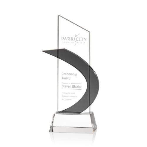 Corporate Awards - Lupita Arch & Crescent Crystal Award