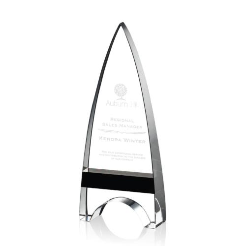 Corporate Awards - Kent Black Arch & Crescent Crystal Award