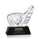 Dougherty Golf Black Abstract / Misc Crystal Award