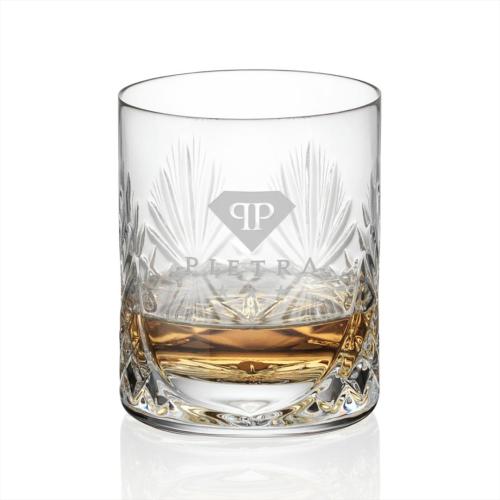 Corporate Recognition Gifts - Etched Barware - Cavanaugh Double Old Fashioned - 12oz