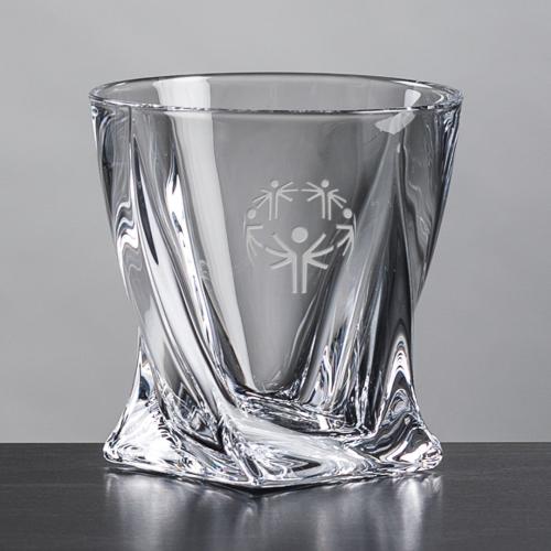 Corporate Recognition Gifts - Etched Barware - Oasis OTR - Deep Etch