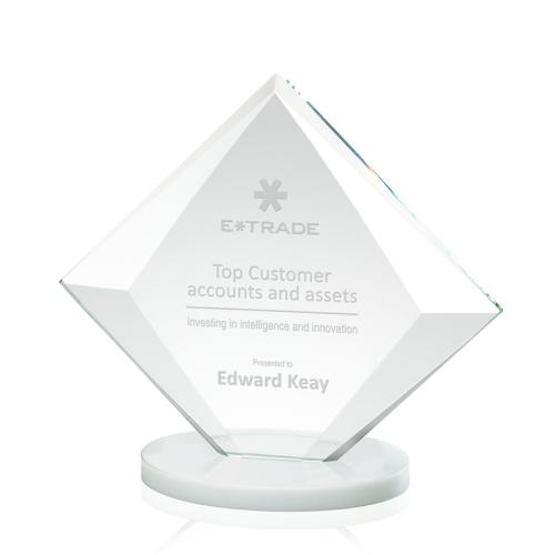 Corporate Awards - Teston White Diamond Crystal Award