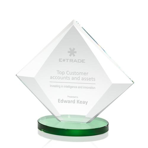 Corporate Awards - Teston Green Diamond Crystal Award