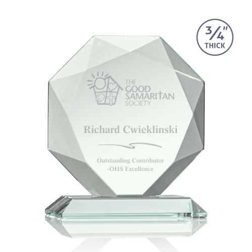 Corporate Awards - Bradford Jade Glass Award