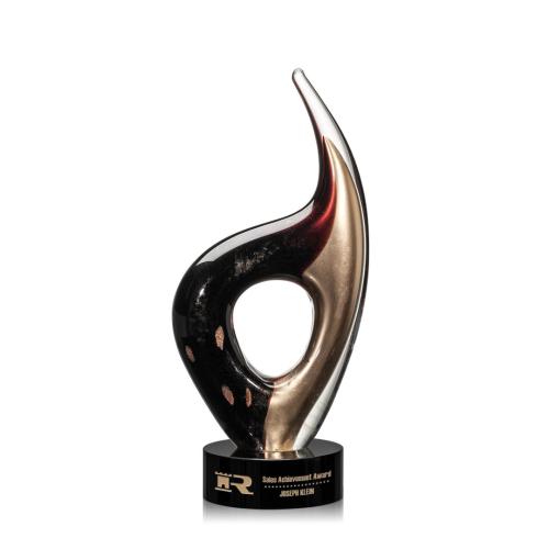 Corporate Awards - Glass Awards - Art Glass Awards - Pittoni Abstract / Misc Glass Award