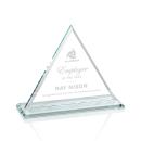 Dresden Clear Pyramid Crystal Award