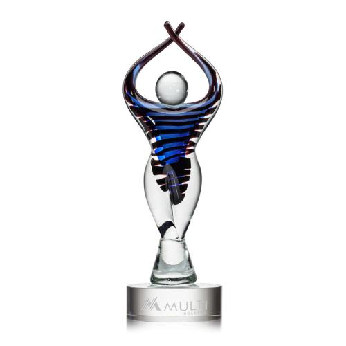 Corporate Awards - Glass Awards - Art Glass Awards - Asserto People Glass Award