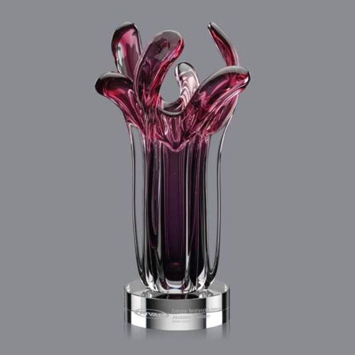 Corporate Awards - Glass Awards - Art Glass Awards - Moreau Abstract / Misc Glass Award
