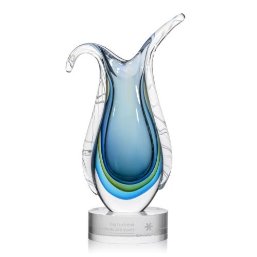 Corporate Awards - Glass Awards - Art Glass Awards - Kenora Abstract / Misc Glass Award