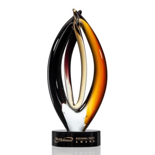 Corporate Awards - Glass Awards - Art Glass Awards - Sanson Abstract / Misc Glass Award