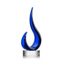 Royal Blaze Flame Glass Award