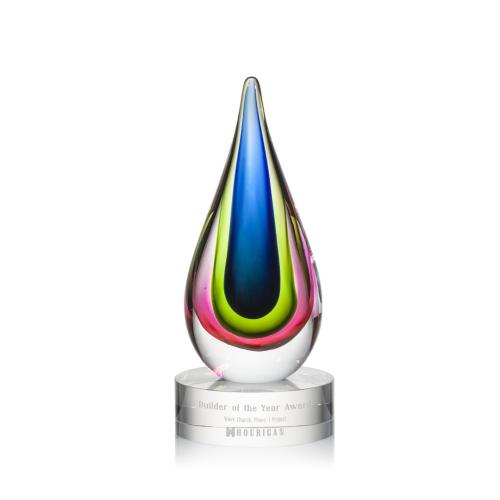 Corporate Awards - Glass Awards - Art Glass Awards - Tacoma Glass Award