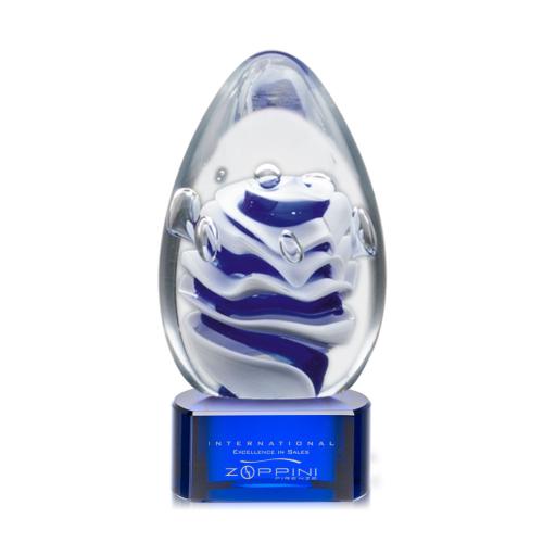 Corporate Awards - Glass Awards - Art Glass Awards - Astral Glass on Paragon Base Award