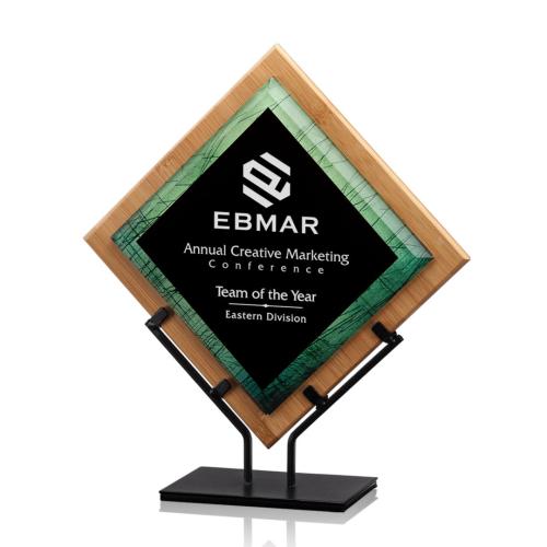 Corporate Awards - Lancaster Green Diamond Wood Award