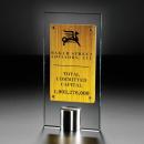 Mondrian Amber Rectangle Glass Award
