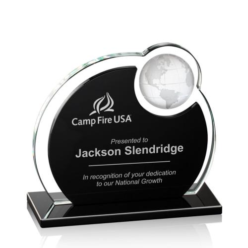 Corporate Awards - Riccarda Globe Spheres Crystal Award