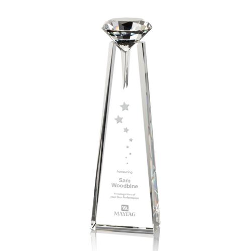 Corporate Awards - Alicia Gemstone Diamond Crystal Award