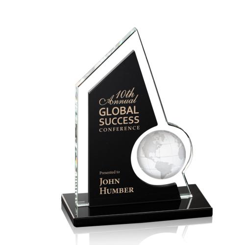 Corporate Awards - Adalina Globe Sail Crystal Award