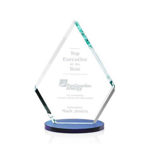 Corporate Awards - Canton Blue Crystal Award