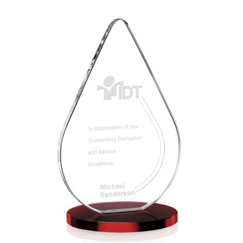 Corporate Awards - Glenhazel Red Crystal Award