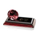 Gemstone Ruby on Albion&trade; Crystal Award