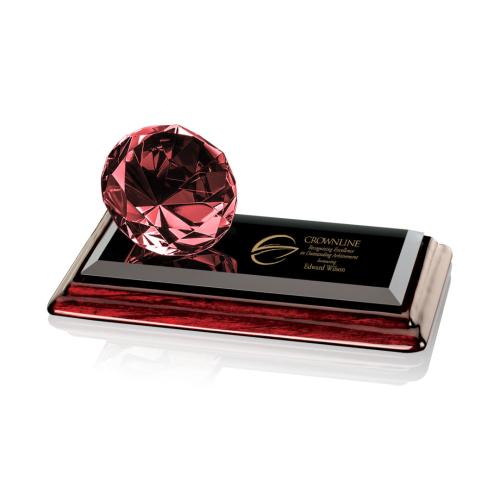 Corporate Awards - Gemstone Ruby on Albion™ Crystal Award
