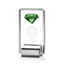 Elmira Gemstone Emerald Crystal Award
