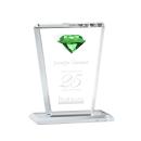 Regina Gemstone Emerald Crystal Award