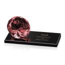 Gemstone Ruby on Black Crystal Award