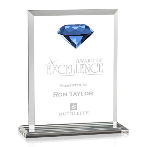 Corporate Awards - Sanford Gemstone Sapphire Crystal Award