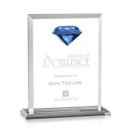 Corporate Awards - Sanford Gemstone Sapphire Crystal Award