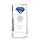 Balmoral Gemstone Sapphire Obelisk Crystal Award