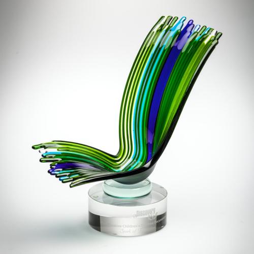 Corporate Awards - Glass Awards - Art Glass Awards - Prometheus Abstract / Misc Glass Award