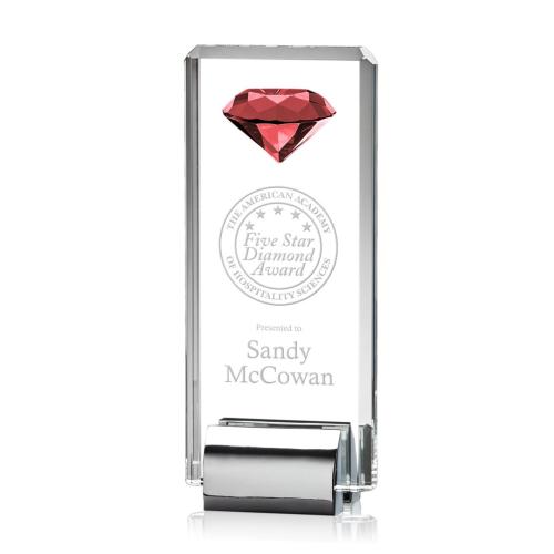 Corporate Awards - Elmira Gemstone Ruby Crystal Award