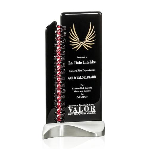 Corporate Awards - Glass Awards - Art Glass Awards - Trax Obelisk Glass Award