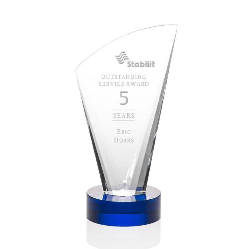 Corporate Awards - Brampton Blue Peak Crystal Award