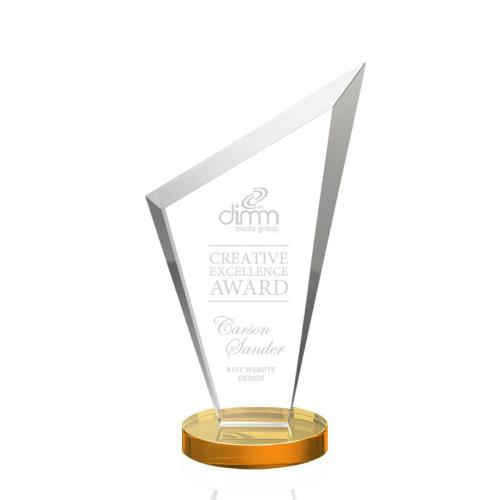 Corporate Awards - Condor Amber Peak Crystal Award