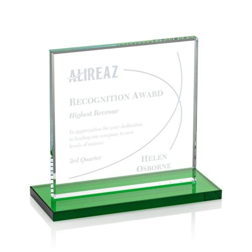 Corporate Awards - Sahara Green Crystal Award
