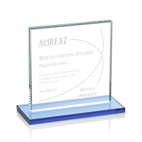 Corporate Awards - Sahara Sky Blue Crystal Award