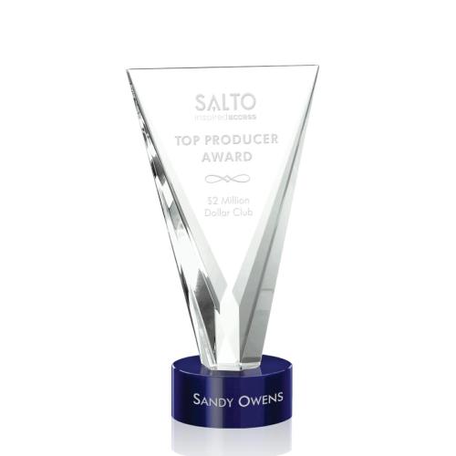 Corporate Awards - Mustico Blue Abstract / Misc Crystal Award